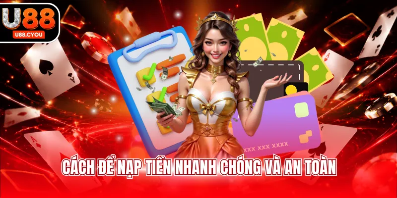 Cách để nạp tiền nhanh chóng và an toàn
