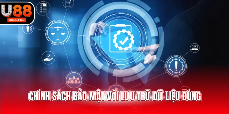 Chính sách bảo mật với lưu trữ dữ liệu đúng